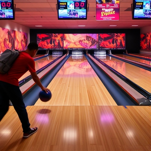 Arten von Bahnen beim Bowling